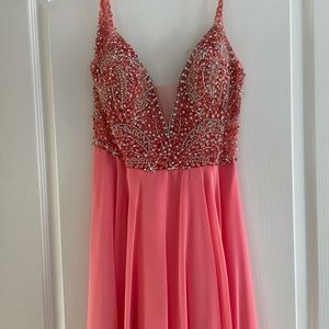 JVN size 6 beaded top prom dress